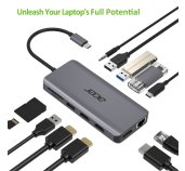 Acer 12in1 USB-C dongle (USB,HDMI,PD,CD,DP,RJ45) foto