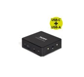 PORT CONNECT Dokovací stanice 8v1 USB-C, USB-A, dual video, HDMI, Ethernet, audio, USB 3.0 foto