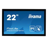 22” iiyama TF2234MC-B7X: IPS, FullHD, capacitive, 10P, 350cd/m2, VGA, DP, HDMI, IP65, černý foto