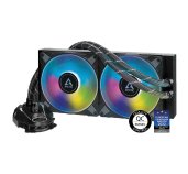 ARCTIC Liquid Freezer II - 280 A-RGB : All-in-One CPU Water Cooler with 280mm radiator and 2x P14 PW foto