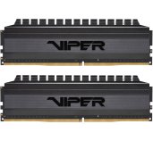 64GB DDR4-3600MHz Patriot Viper 4 Blackout CL18, kit 2x32GB foto