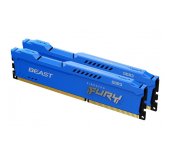 8GB DDR3-1600MHz CL10 Kingston FURY Beast Blue, 2x4GB foto