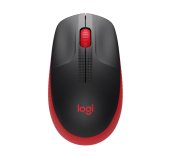 myš Logitech Wireless Mouse M190, Red foto