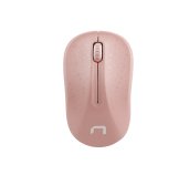NATEC bezdrátová optická myš TOUCAN 1600 DPI, pink foto