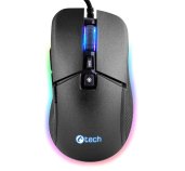 Herní myš C-TECH Dawn (GM-24L), casual gaming, 6400 DPI, RGB podsvícení, USB foto