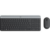 set Logitech slim Wireless MK470 - graphite INT´L foto