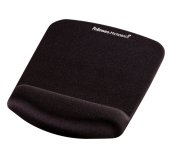 Podložka pod myš a zápěstí Fellowes PlushTouch černá foto