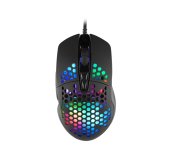 Herní myš C-TECH Scarab, casual gaming, 7200 DPI, RGB podsvícení, USB foto
