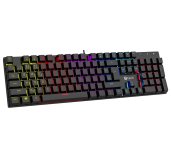 Mechanická herní klávesnice C-TECH Morpheus (GKB-11), casual gaming, CZ/SK, červené spínače, RGB pod foto
