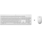 HP 230 klávesnice a myš/bezdrátová/white foto