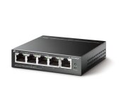 TP-Link TL-SG1005LP 5xGb (4POE+) 40W Desktop Steel Switch foto