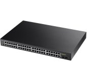 Zyxel GS1900-48HP v2, 48-port GbE L2 Smart Switch, 170 Watt rackmount foto
