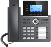 Grandstream GRP2604 SIP telefon, 2,48” LCD podsv. displej, 6 SIP účty,10BLF tl., 2x1Gbit porty foto
