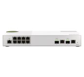 QNAP managovatelný switch QSW-M2108-2C (8x 2,5GbE RJ45 a 2x kombinované 10GbE SFP+ / RJ-45) foto
