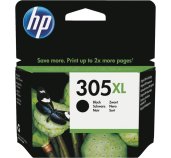 HP 305XL černa inkoustová  kazeta, 3YM62AE foto