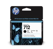 HP 712 Inkoustová náplň černá (80ml); 3ED71A foto