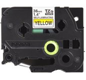Brother TZE-SL661, žlutá/černá, 36mm, samolaminovací foto