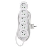 EMOS prodlužovací kabel 5z5m 1,0mm PVC foto
