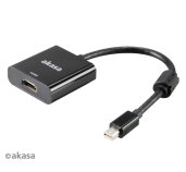AKASA - adaptér miniDP na HDMI aktivní - 20 cm foto