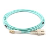 Optický patch cord Duplex LC-SC 50/125 3m OM4 foto