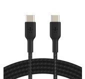 BELKIN kabel oplétaný USB-C - USB-C, 1m, černý foto