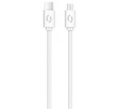 ALIGATOR Datový kabel POWER 3A, USB-C/microUSB bílý foto