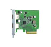 QNAP USB 3.2 Gen 2 dual-port PCIe expansion card foto