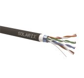 Instalační kabel Solarix CAT5E FTP PVC+PE dvojitý plášť 305m/cívka foto