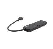 i-tec USB 3.0 Metal HUB 4 Port s vypínači na jednotlivých portech foto
