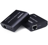 PremiumCord HDMI extender na 60m FULL HD 1080p přes jeden kabel Cat5e/6/6a/7, EDID nastavení foto