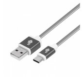 TB Cable USB - USB C 1.5 m gray tape foto