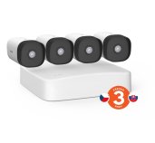 Tenda K4P-4TR - PoE kamerový set 4MPx, 4CH NVR + 4x IP kamera 4MPx, IP67, zvuk, web. rozhraní,CZ app foto