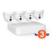 Tenda K4P-4CR - PoE kamerový set 4MPx, 4CH NVR + 4x IP kamera 4MPx, IP67, zvuk, web. rozhraní,CZ app foto