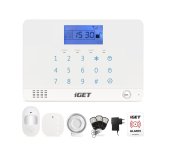 iGET SECURITY M3B - bezdrátový GSM alarm CZ, zasílá SMS/telefonuje,záložní baterie 8 hod,aplikace CZ foto