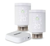 EVOLVEO Heat M30 Starter Pack, 2× chytrá termostatická hlavice na radiátor & centrální jednotka foto