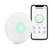 AirThings Wave plus - senzor kvality ovzduší, radonu, vlhkosti, teploty, VOC, CO2 a tlaku foto