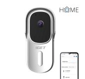 iGET HOME Doorbell DS1 White - WiFi bateriový videozvonek, FullHD, obousměrný zvuk, CZ aplikace foto