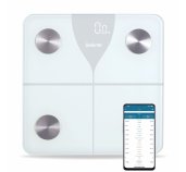 Salente SlimFit, osobní diagnostická fitness váha, Bluetooth, bílá foto