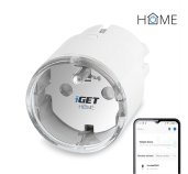 iGET HOME Power 1 - WiFi chytrá zásuvka 230V, samostatná, měření spotřeby, 3680W, 16 A foto
