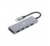 TB USB-C 7v1 adapter USB 3.0, 2xUSB 2.0, HDMI, PD, SD/TF foto