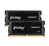 Kingston FURY Impact/SO-DIMM DDR5/32GB/6400MHz/CL38/2x16GB/Black foto