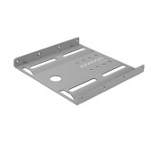 AXAGON RHD-125S, kovový rámeček pro 1x 2.5” HDD/SSD do 3.5” pozice, šedý foto