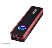 AKASA USB 3.2 Gen 2 ext. rámeček pro M.2 SSD RGB foto