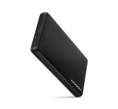 AXAGON EE25-SLC, USB-C 3.2 Gen 1 - SATA 6G 2.5” SLIDE box, bezšroubkový, černý foto