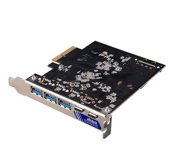 AKASA PCIe karta 2xUSB 3.2 Gen 2 Type-C a 3xType-A foto