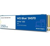 SSD 250GB WD Blue SN570 NVMe M.2 PCIe Gen3 2280 foto
