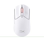 HP HyperX Pulsefire Haste 2/Herní/Optická/Pro praváky/Bezdrátová USB + Bluetooth/Bílá foto