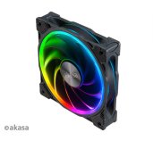 přídavný ventilátor Akasa 14 cm SOHO AR14 ARGB foto