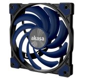 přídavný ventilátor Akasa 12 cm Alucia XS12 modrý foto