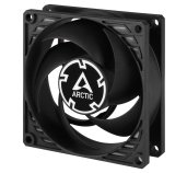 ARCTIC P8 TC (black/black) - 80mm case fan with temperature control foto
